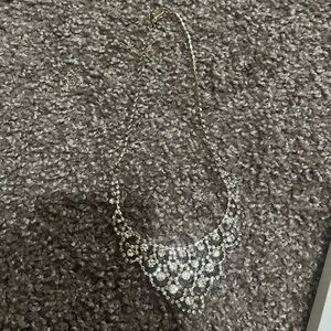 Elegant Silver Statement Necklace